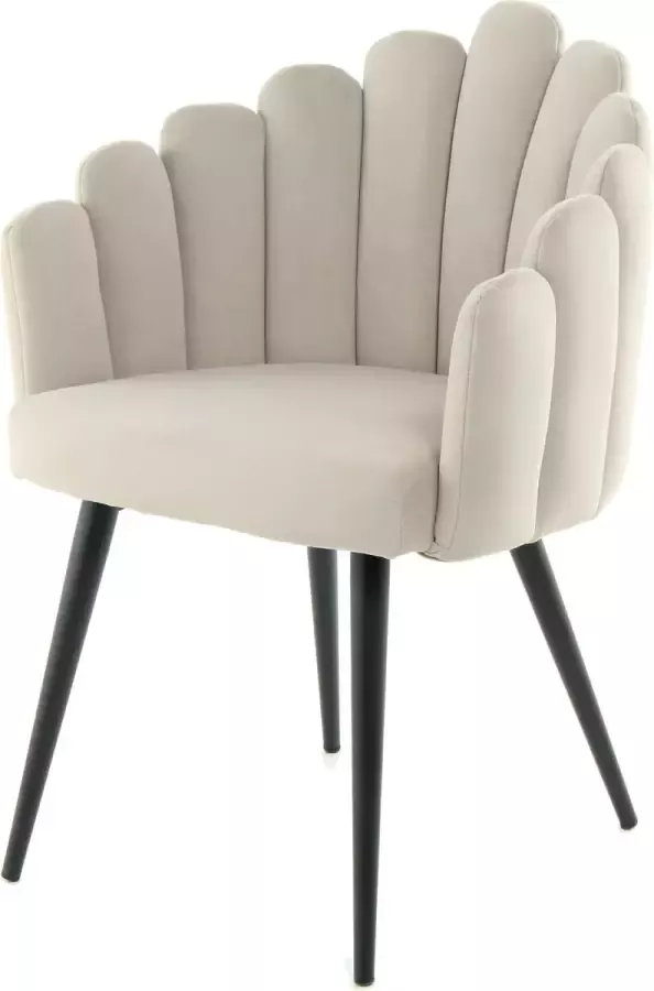 Kayoom Stoel Jeane 525 met fluweelzachte bekleding comfortabel en gezellig fluweelzachte bekleding modern comfortabel en gezellig met fluweelzachte bekleding (1 stuk) - Foto 7