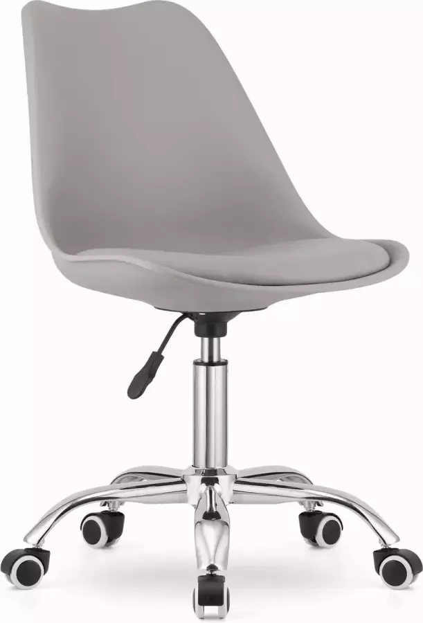 Viking Choice ALBA Bureaustoel draaistoel met wieltjes grijs