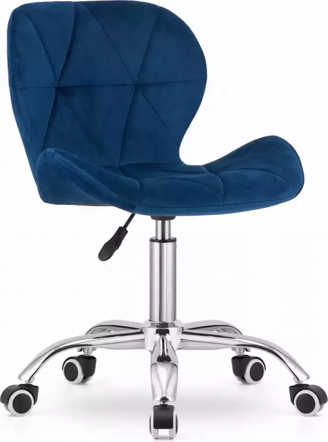 Viking Choice AVOLA Bureaustoel ergonomisch velvet blauw
