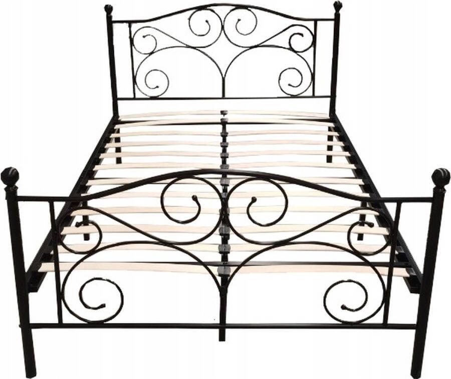 Viking Choice Bedframe 160 x 200 cm metaal zwart