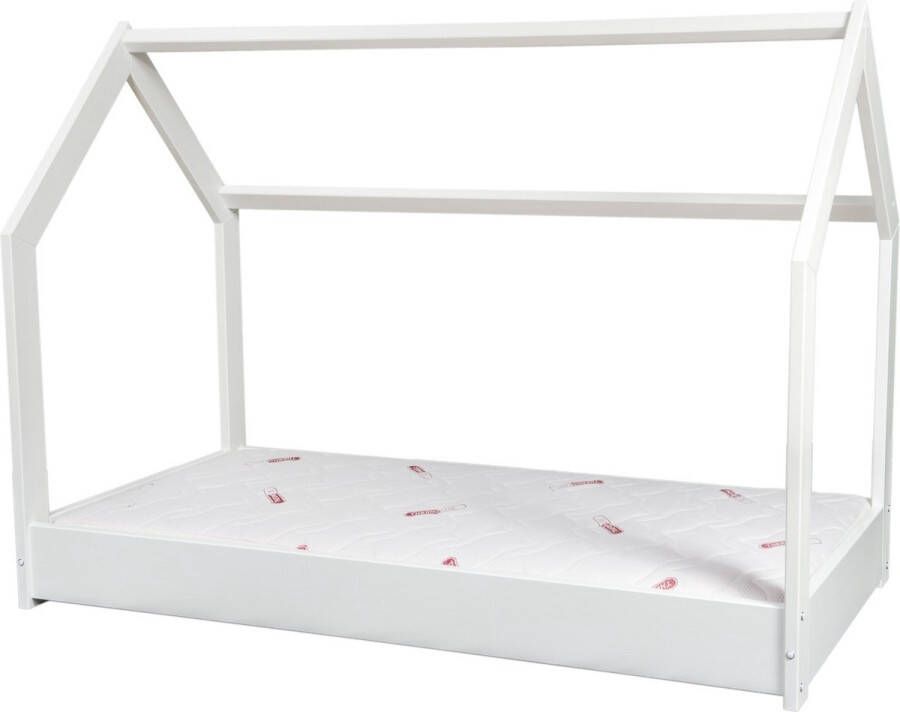 Viking Choice Bedhuisje 80x160 cm inclusief matras wit