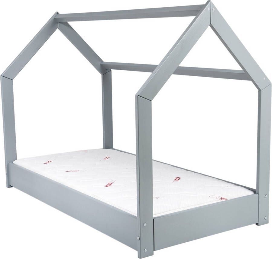 Viking Choice Bedhuisje 80x160 cm met premium matras grijs