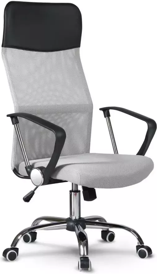 Viking Choice Grijze bureaustoel ergonomisch Sydney design ademend