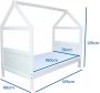 Viking Choice Kinder bed houten bed huisbed vurenhout 160 x 70cm - Thumbnail 2