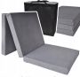 Viking Choice Logeermatras extra dik grijs opvouwbaar matras 195 x 80 x 15 - Thumbnail 2