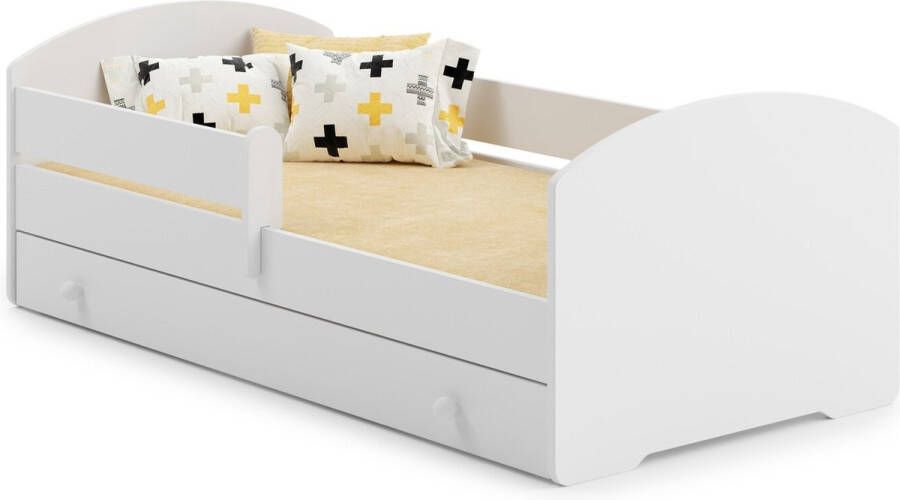 Kobi Kinderbed Luk 140x70 met lade railing matras en frame inbegrepen