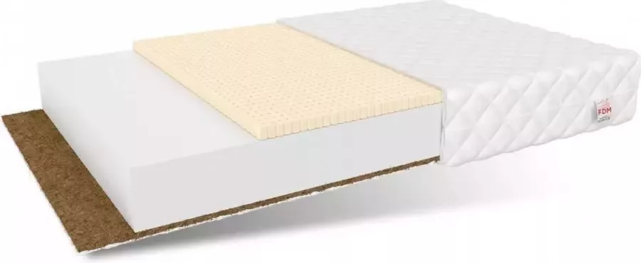 Viking Choice Matras 90x180 koudschuim 11cm kokoslaag ventilatie latex