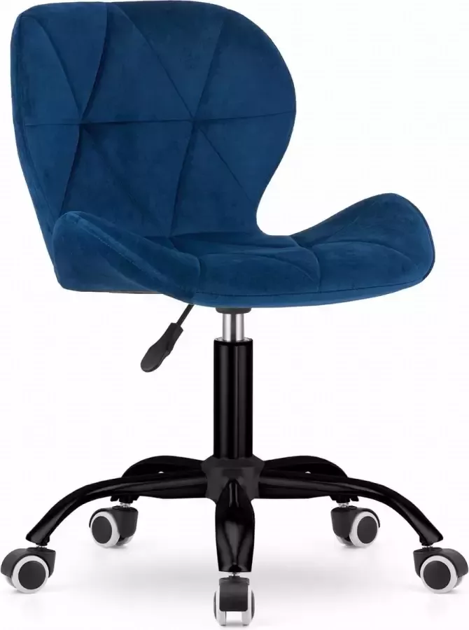 Viking Choice NOTO Bureaustoel ergonomisch velvet blauw