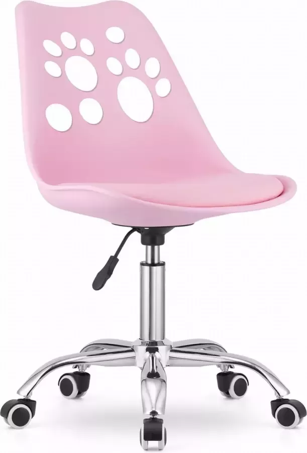 Viking Choice PRINT Bureaustoel kind in hoogte verstelbaar roze