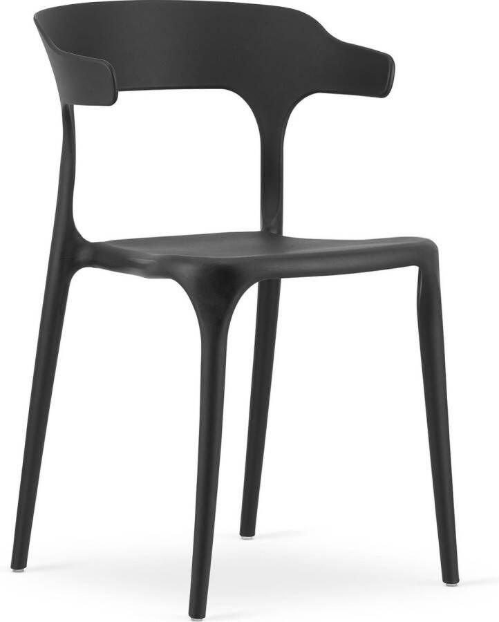 Viking Choice ULME Eetkamerstoel 49 5x49 5x74 5cm zwart