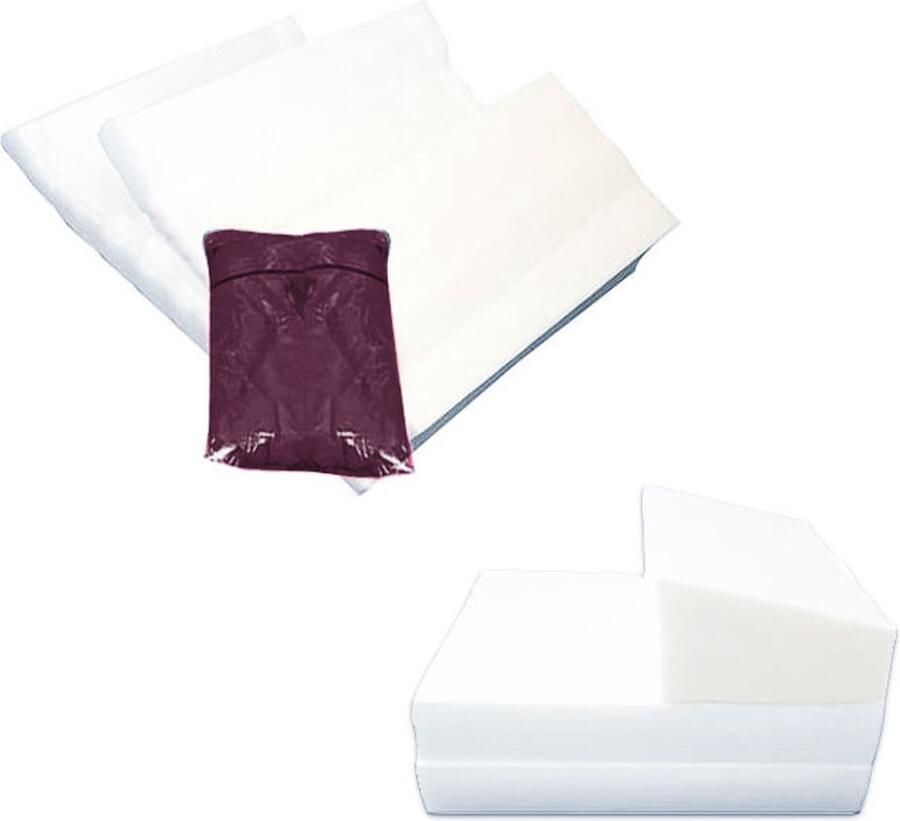 Viking Choice Luxe Logeermatras Violet Camping Matras Reismatras Opvouwbaar 200x70x15cm Inclusief Kussens