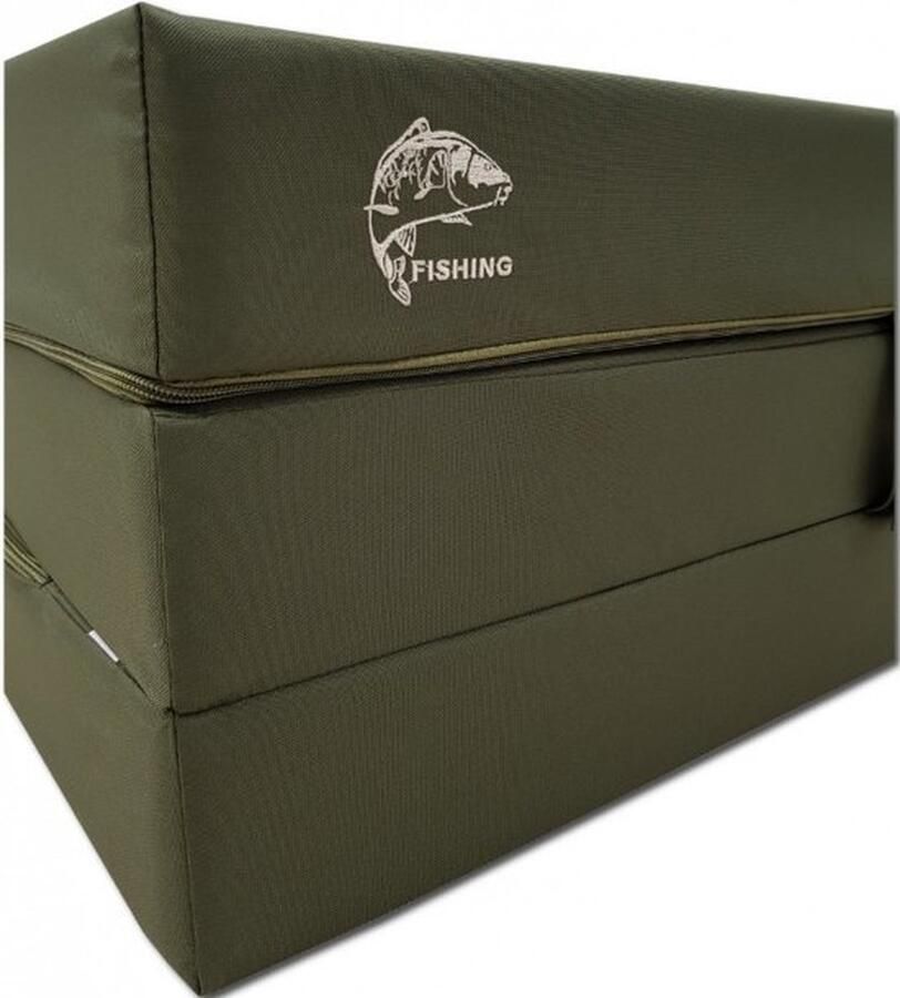 Viking Choice Opvouwbaar Logeermatras Camping Matras Veld Matras 80 x 200 x 10 cm Donker Groen