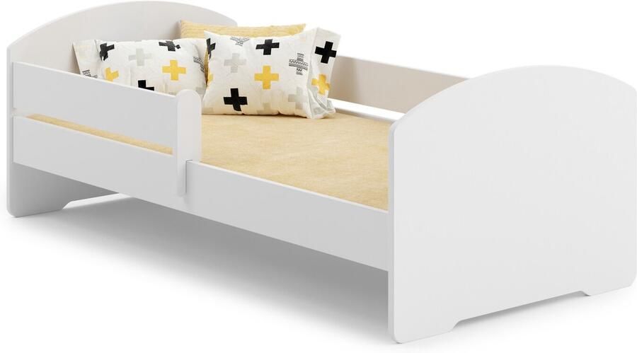 Viking Choice Peuterbed 160x80 cm inclusief matras en railing wit