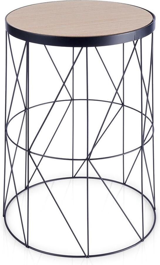 Vilde Koffietafel Metaal Rond 28x37 cm Salontafel Tafel Woonkamer