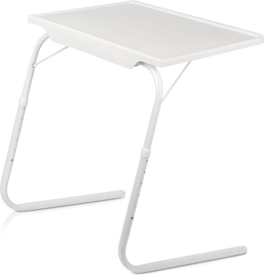 Vilde Koffietafel Metaal Wit Bijzet 51 5x39 5x57-72 cm Salontafel Tafel Woonkamer