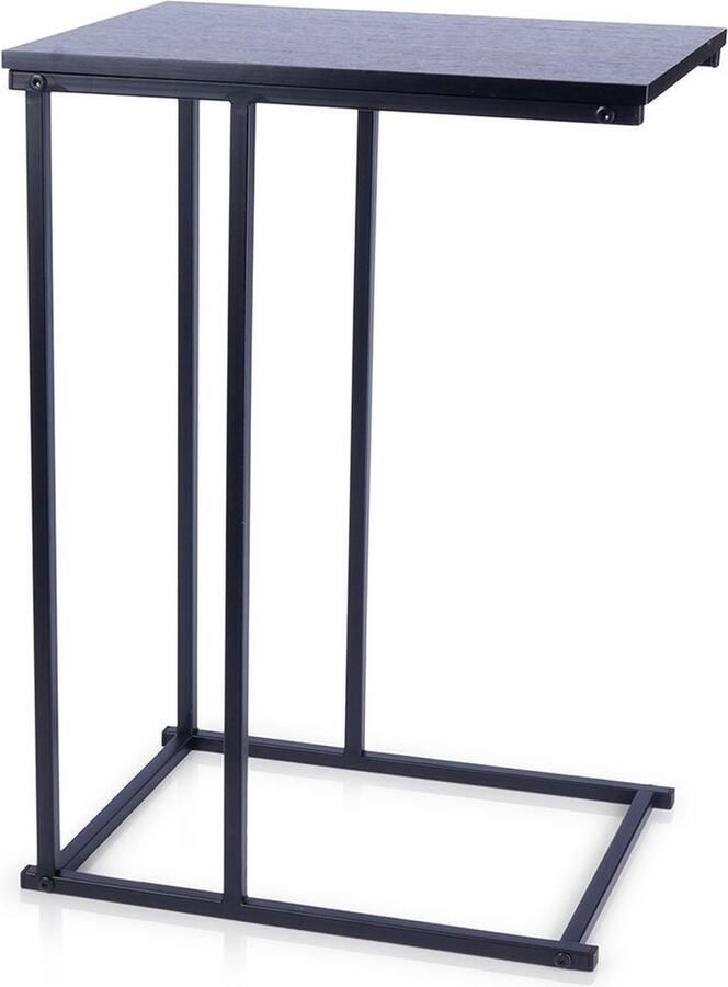 Vilde Koffietafel Metaal Zwart Bijzet 40x26x58 cm Salontafel Tafel Woonkamer