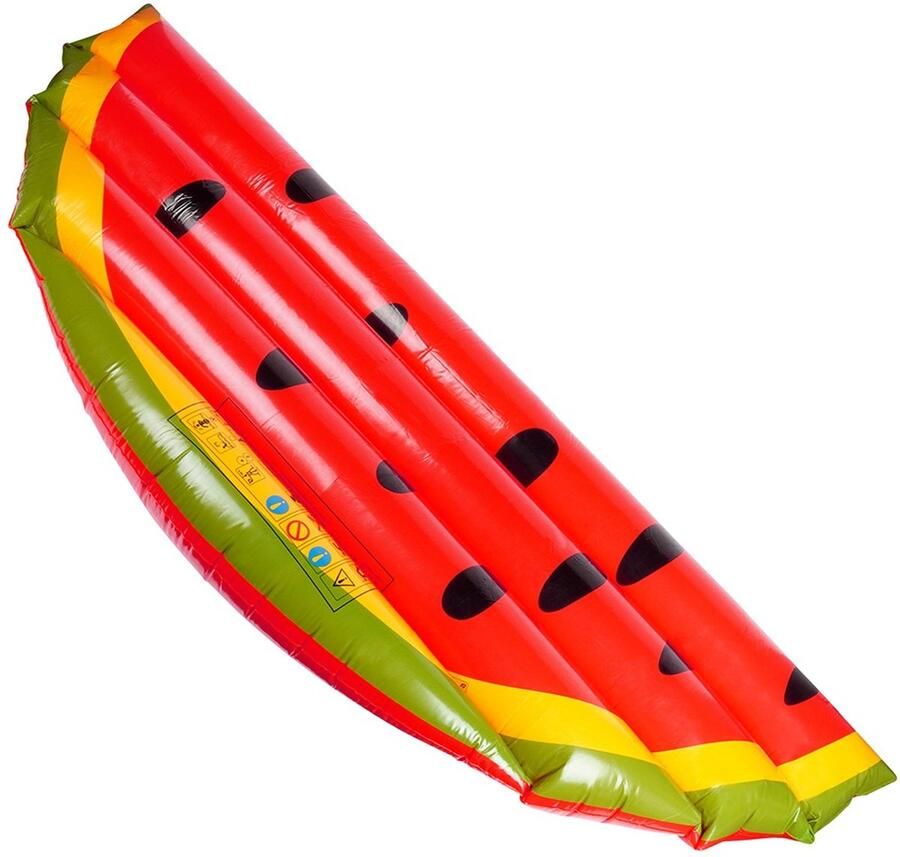 Vilde Luchtmatras Watermeloen 174x58x13 cm Zwemmatras Opblaasbaar Strand