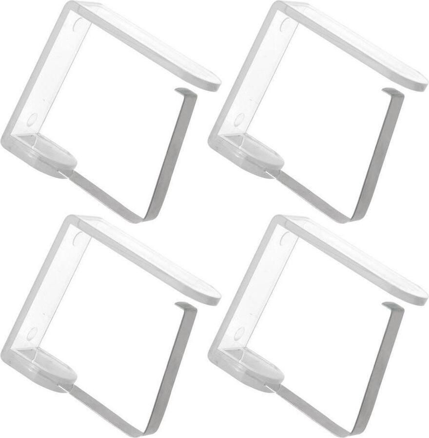 Vilde Tafelkleed Klemmen Edelstaal 4 stuks Tafelkleed Clips Tafelkleedklemmen Tafelklemmen