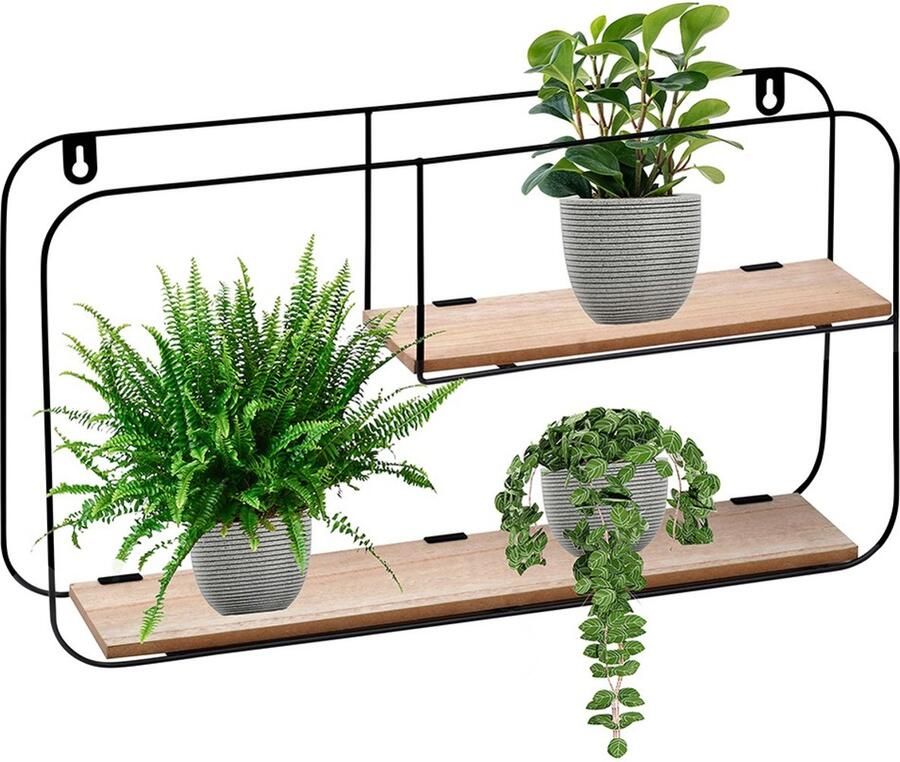 Vilde Wandplank Metaal 52x10 5x29 cm Wandrek