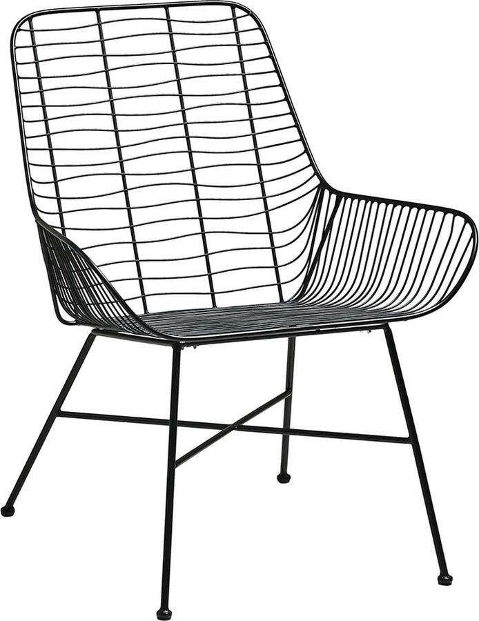 Villa Collection Denmark Stoel Metaal Zwart 67 x 63 x 77 cm