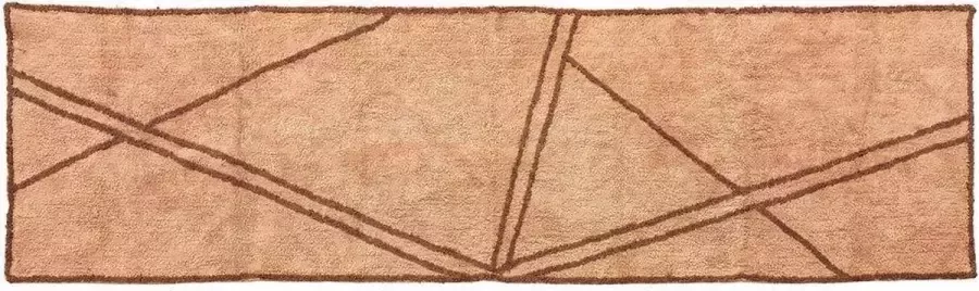 Villa Collection Denmark Vloerkleed Nature Bruin 200 x 70 cm