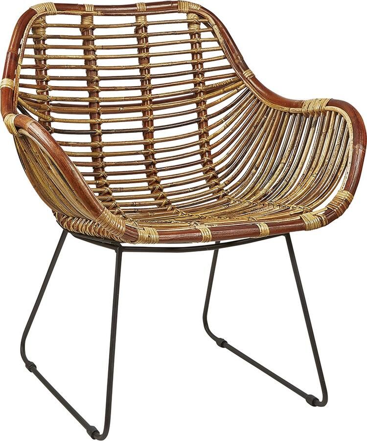 Villa Collection Sokna Stoel 66 x 64 x 76 cm Natuur