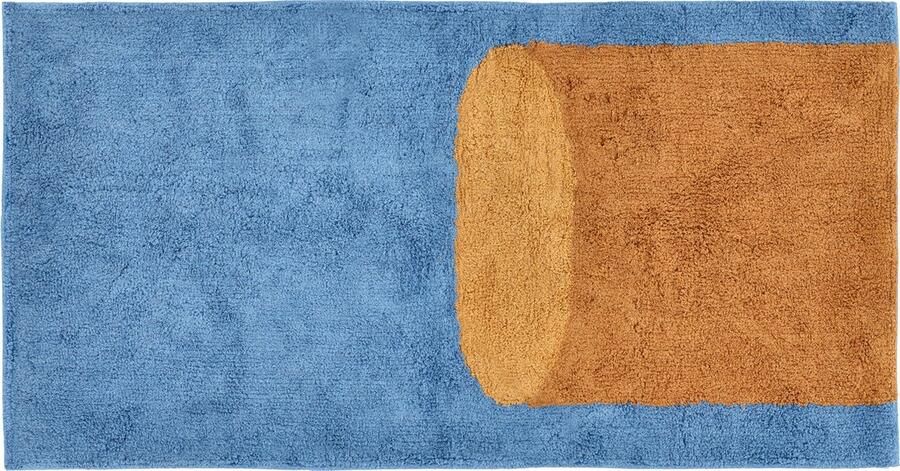 Villa Collection Styles Getuft tapijt 70 x 140 cm Blauw Amber