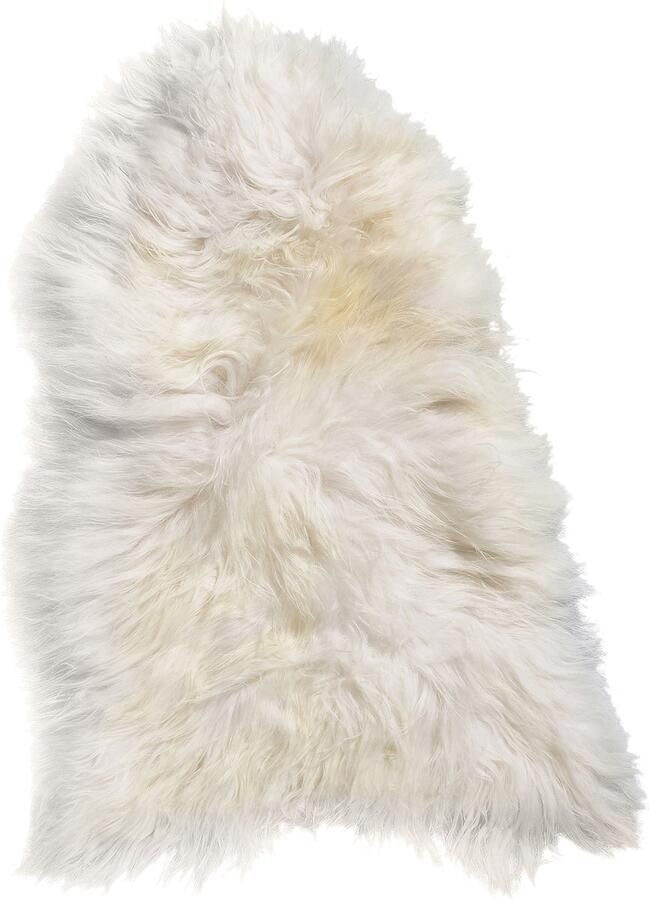 Villa Collection Villi Faeröerse schapenvacht 120 x 80 cm Wit