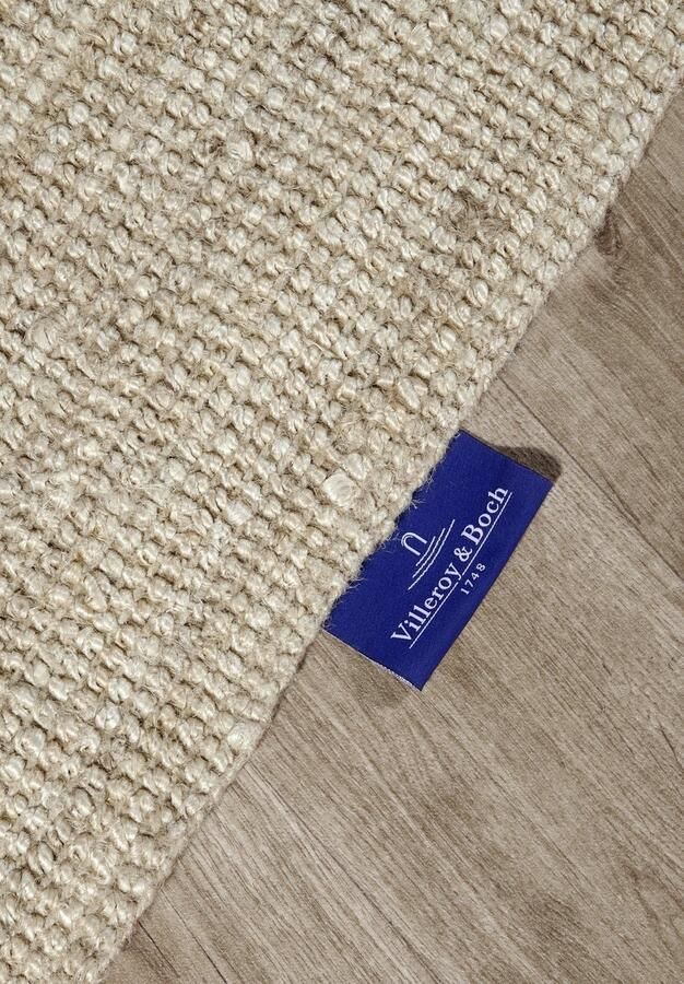 Villeroy & Boch Flycarpets Jute vloerkleed Rosalie Naturel Wit 200 X 290 CM