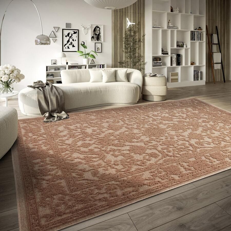 Villeroy & Boch Flycarpets Laagpolig Vloerkleed Ambroise Naturel Koper 160x230 cm