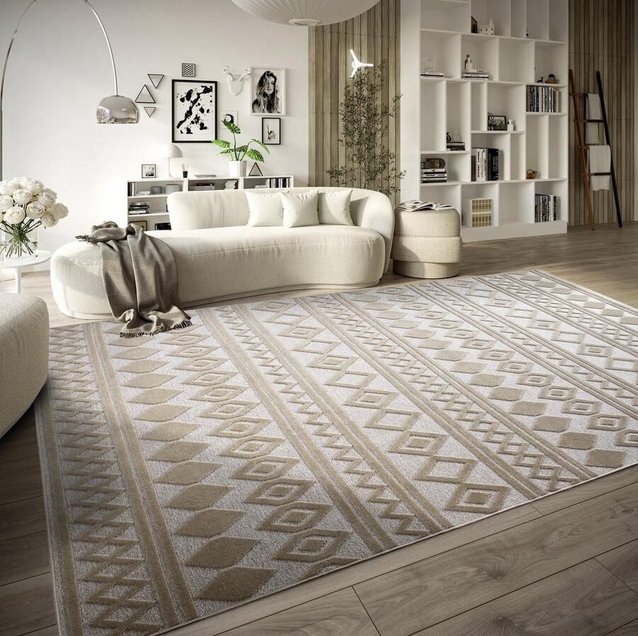 Villeroy & Boch Flycarpets Laagpolig Vloerkleed Catherine Creme 200x290 cm