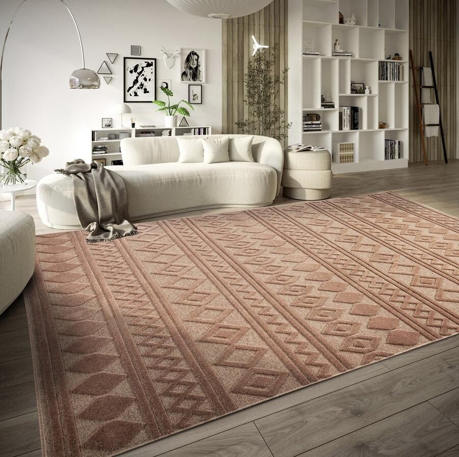Villeroy & Boch Flycarpets Laagpolig Vloerkleed Catherine Naturel Koper 200x290 cm