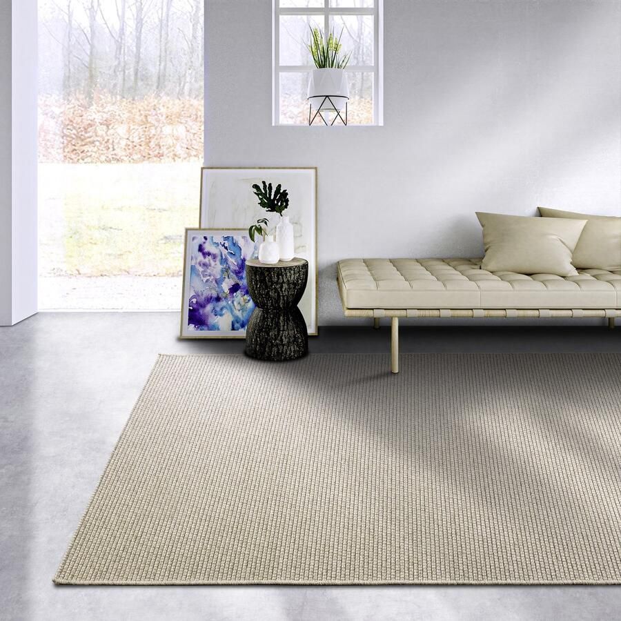 Villeroy & Boch Flycarpets Wol Vloerkleed Charles Nature Beige 160x230 cm