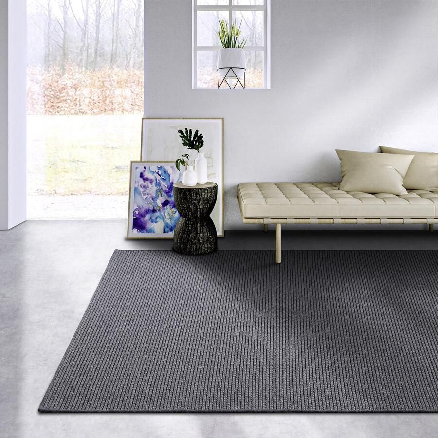 Villeroy & Boch Flycarpets Wol Vloerkleed Charles Nature Grijs Beige 160x230 cm