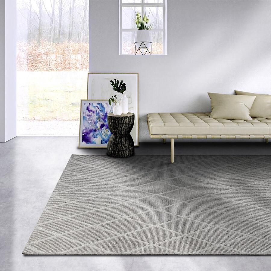 Villeroy & Boch Flycarpets Wol Vloerkleed Maria Nature Beige Bruin 200x290 cm