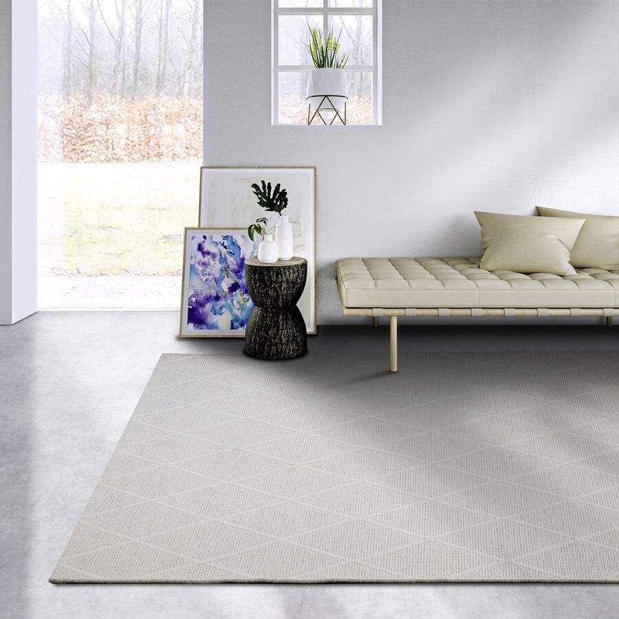 Villeroy & Boch Flycarpets Wol Vloerkleed Maria Nature Creme 200x290 cm