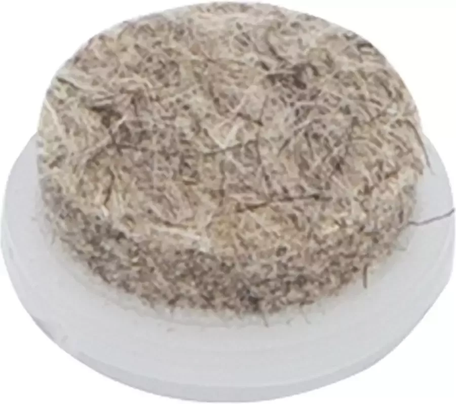 Viltdop.com Navulling wol vilt voor basis 20 mm 16 stuks per set afmeting vilt 17 mm