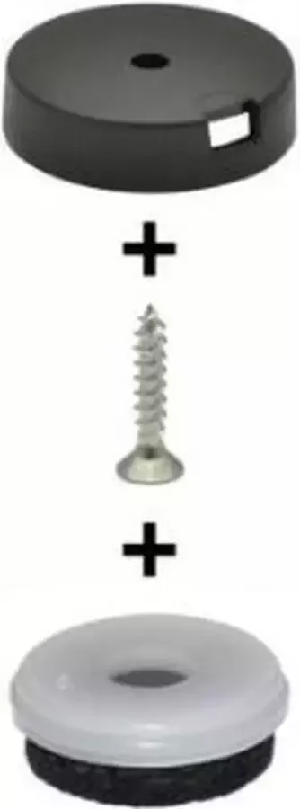 Viltdop.com Viltglijder set 20 mm (16 stuks per set) - Foto 2