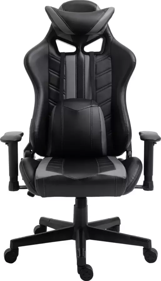 Vinscetto Vinsetto Gaming stoel met kantelfunctie in hoogte verstelbare kantoorstoel kunstleer nylon 921-423