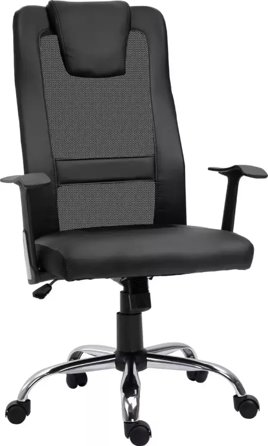 Vinscetto Vinsetto Kantoorstoel draaistoel in hoogte verstelbaar directiestoel ergonomisch bureaustoel 921-141