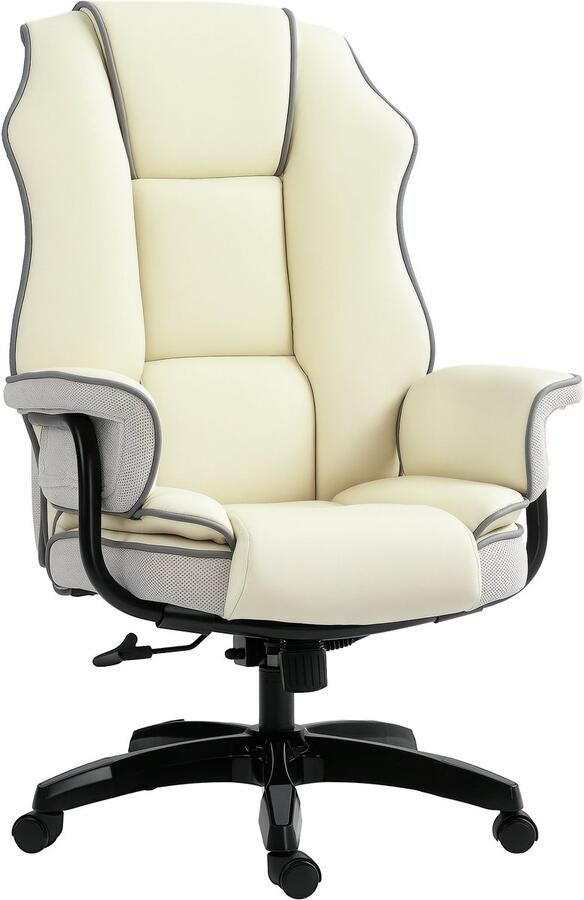 Vinsetto Ergonomische bureaustoel Ligfunctie Hoogteverstelbaar