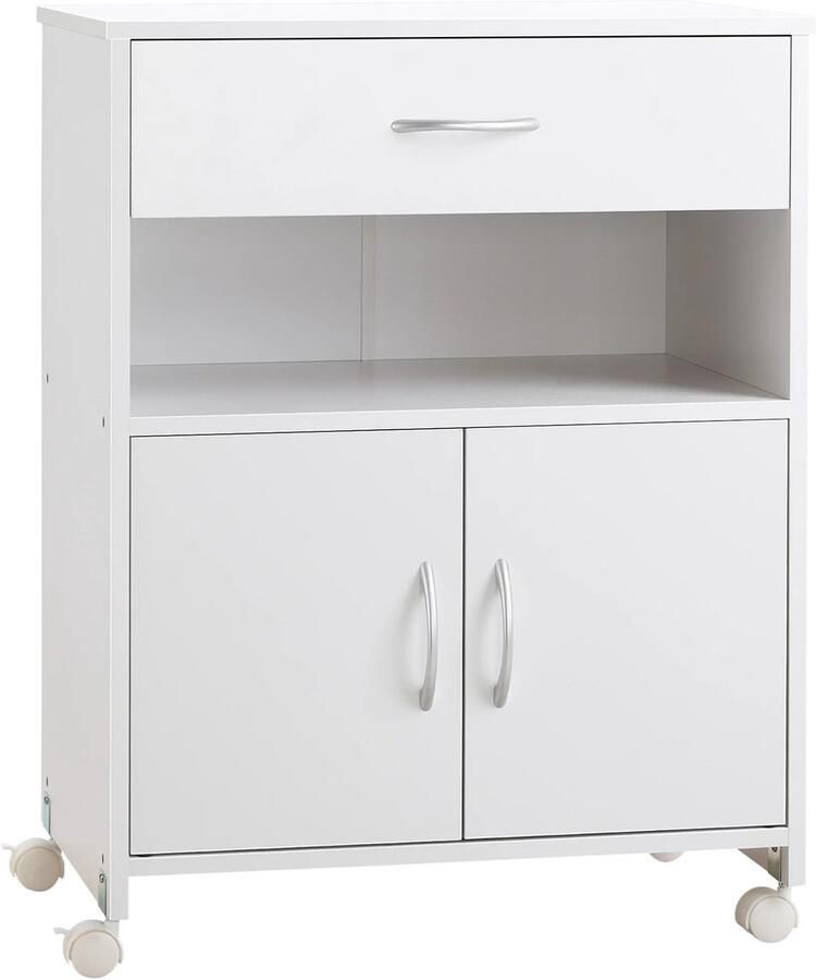 Vinsetto VidaLuxe Mobiele Kantoor Kast Mobiele Tafel Kantoor Kantoorkast Archiefkast Mobiele Archiefkast Opbergkast Opbergkasten Binnen Opbergkist Kast Kastje Opberg Kast Opbergkastje Organizer Organizers Garderobe Kast