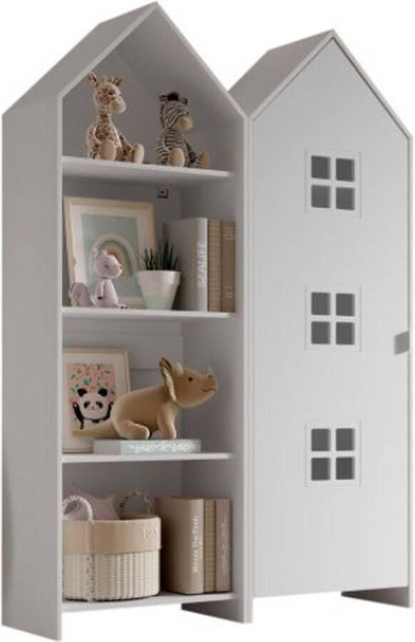 Vipack 2-delige kledingkast Casami Bruges 115x37x72 cm Wit