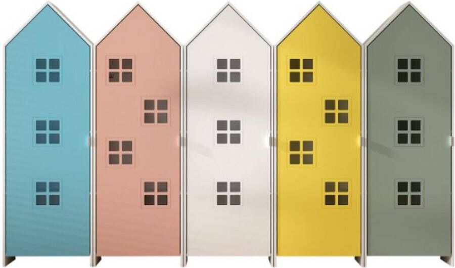 Vipack 5-delige kledingkast Casami Bruges 288x37x172 cm Multicolor