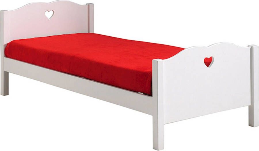 Vipack Bed Amori met slaaplade 90 x 200 cm wit