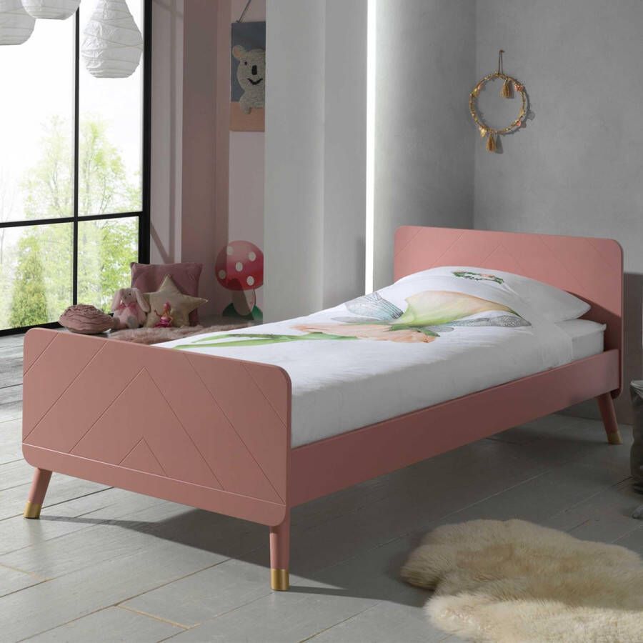 Vipack Billy Bed 90 x 200 cm Roze