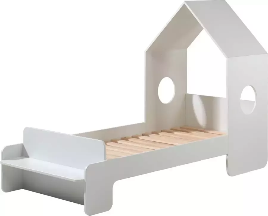 Vipack huisbed Casimi wit 90x200 cm Leen Bakker