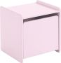 Vipack Bed Kiddy inclusief nachtkast 90 x 200 cm roze - Thumbnail 1