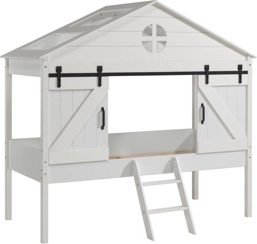 Vipack Halfhoogslaper Barnie 90 x 200 cm wit - Foto 2