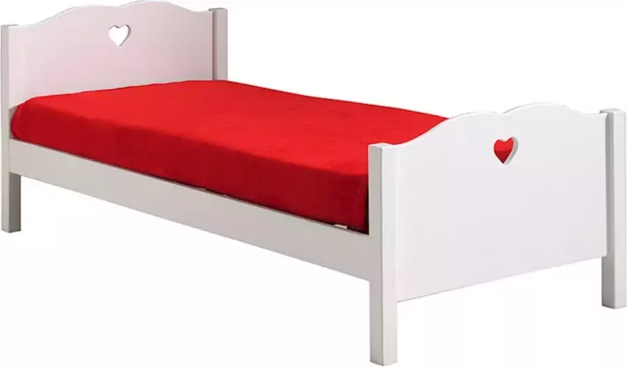 Vipack Kinderkamer Amori met nachtkast en 2-deurs kast 90 x 200 cm wit - Foto 3